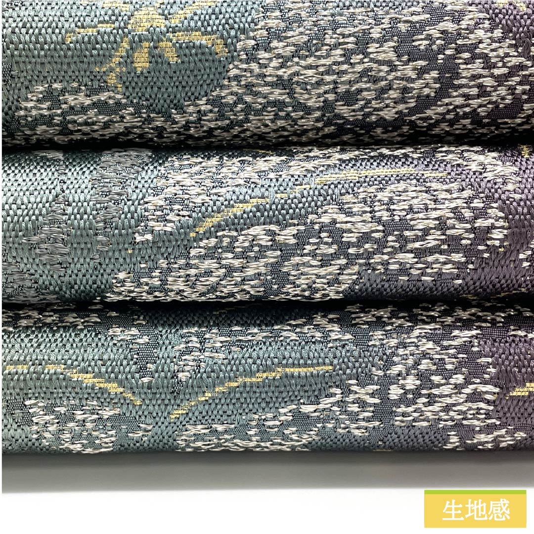 袋帯 正絹 グラデーション 本泥染め 抽象花 帯丈444cm Sランク 六通 セミフォーマル グラデーション系 1123012232399