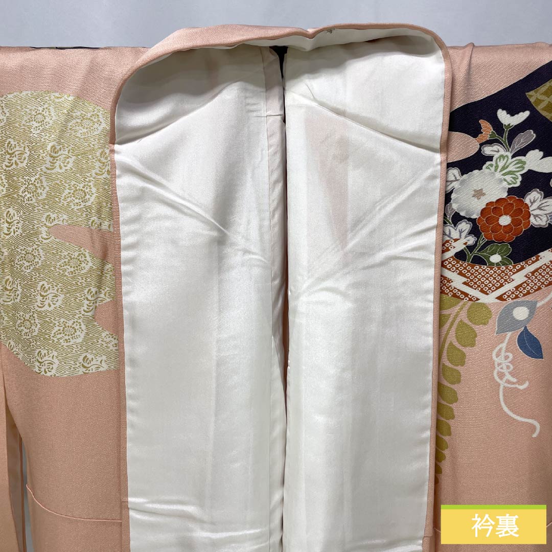 リサイクル着物】訪問着 正絹 Sランク 袷 身丈161.5cm 裄丈67.5cm 東雲