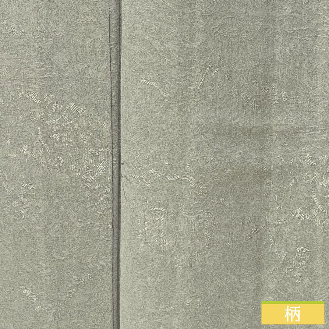 リサイクル着物】色無地 正絹 身丈155.5cm 裄丈64.5cm 月白色（げっ