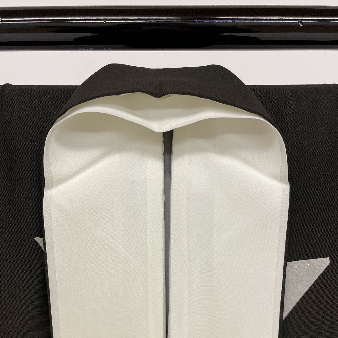 黒留袖 身丈155cm 裄丈63cm 袷 蘇州刺繡 正絹 Aランク 五つ紋 黒系 1111000103310