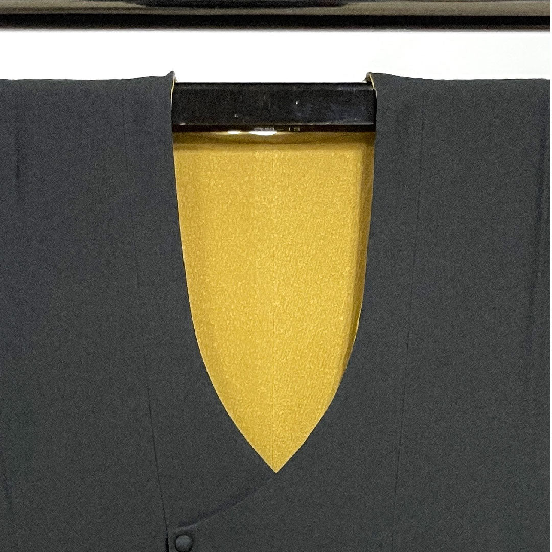 道行コート 身丈87cm 裄丈66.5cm 煤竹色  リバーシブル 正絹 Sランク 袷 茶系 1117000512914