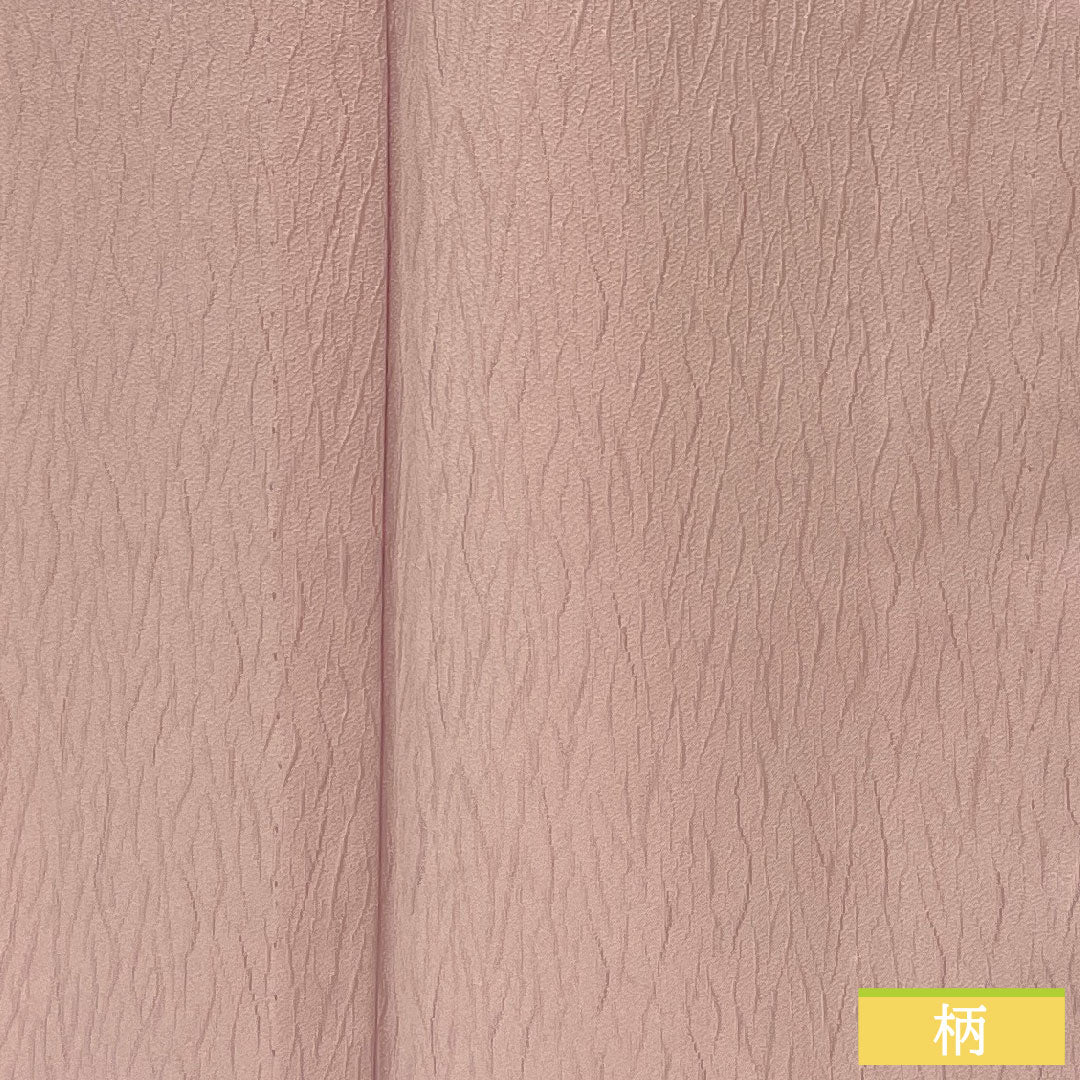 色無地 正絹 身丈159cm 裄丈63cm 葡萄色（えびいろ） 一つ紋 単衣 Sランク 紫系 1114001742320