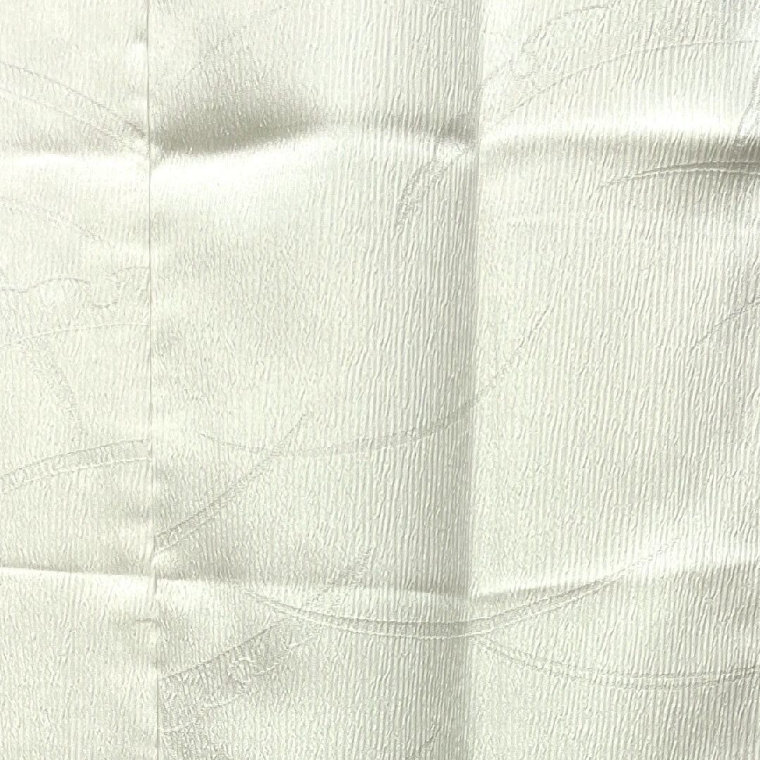 長襦袢 正絹 身丈123cm 裄丈65cm 単衣  フォーマル 露芝  Sランク 白系 1129000512111