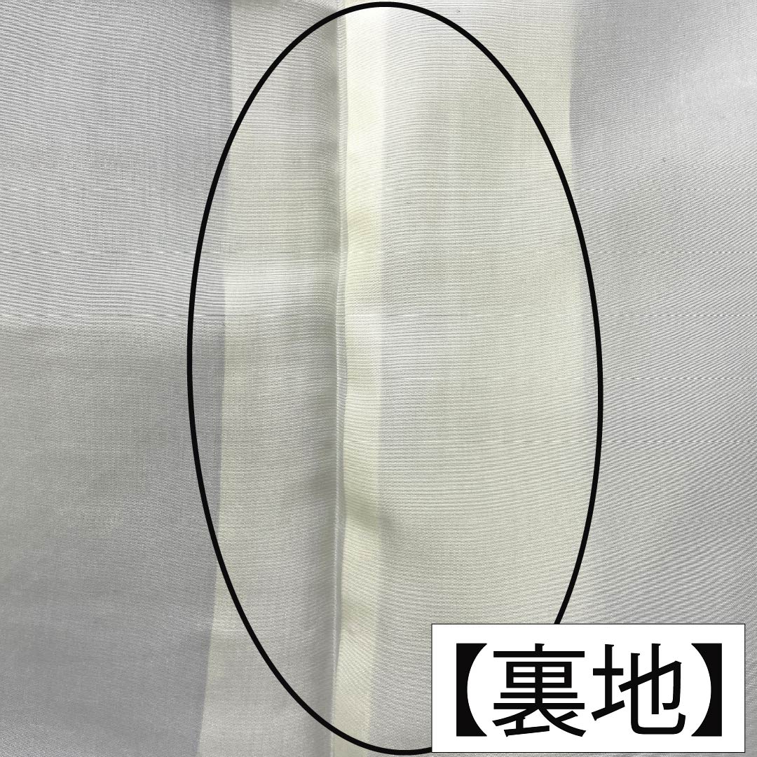 メンズ襦袢 ウール Aランク 身丈137cm 裄丈69cm 勿忘草色（わすれなぐさいろ） 風景画 袷 青系 1140000933317