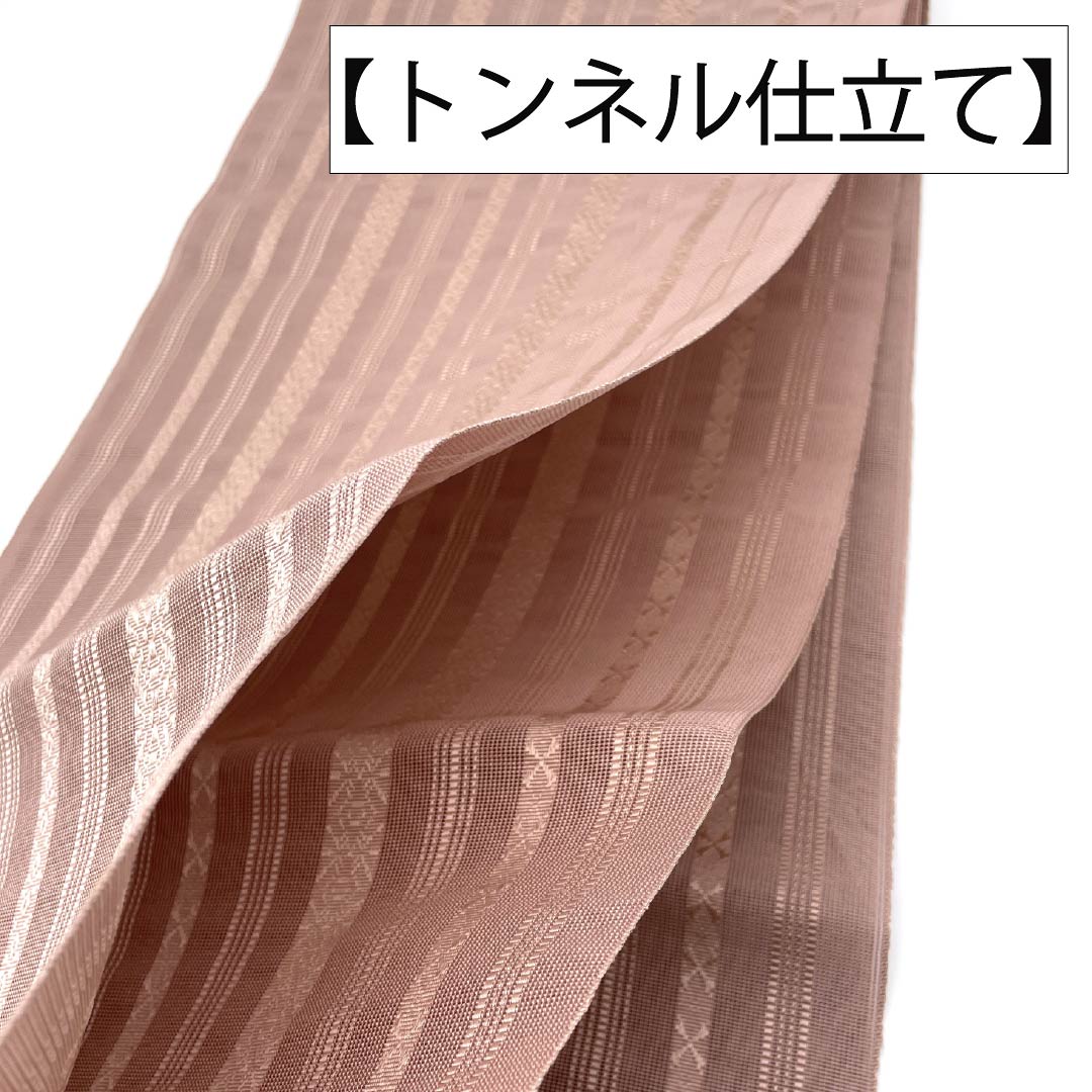 名古屋帯 正絹 Sランク 開き仕立て 今様色（いまよういろ） 博多織 献上柄 夏帯 帯丈355cm 全通 カジュアル ピンク系 1124014472313