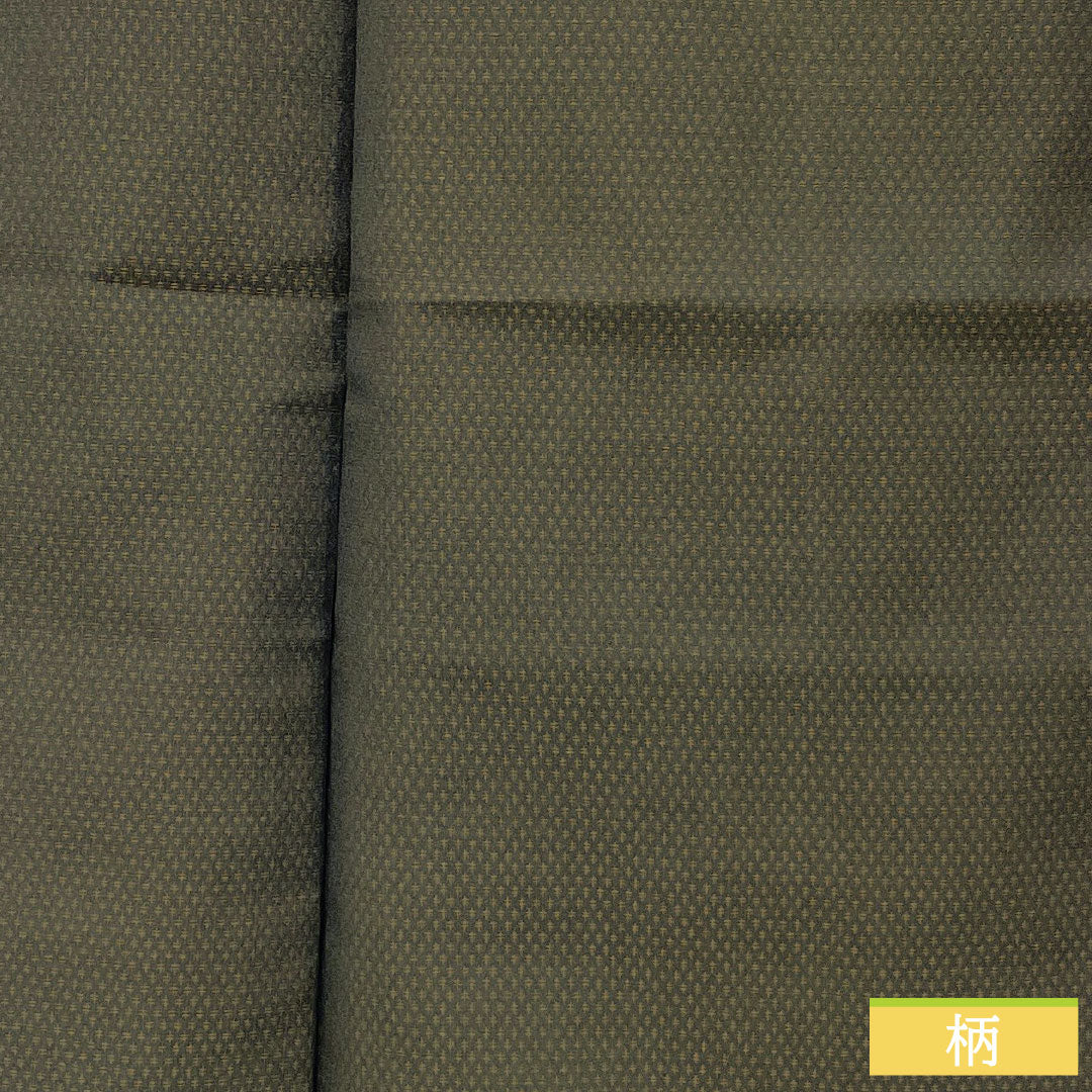 男物 正絹 Aランク 身丈139cm 裄丈66.5cm 涅色（くりいろ） しつけ糸付き 袷 茶系 1119001663314