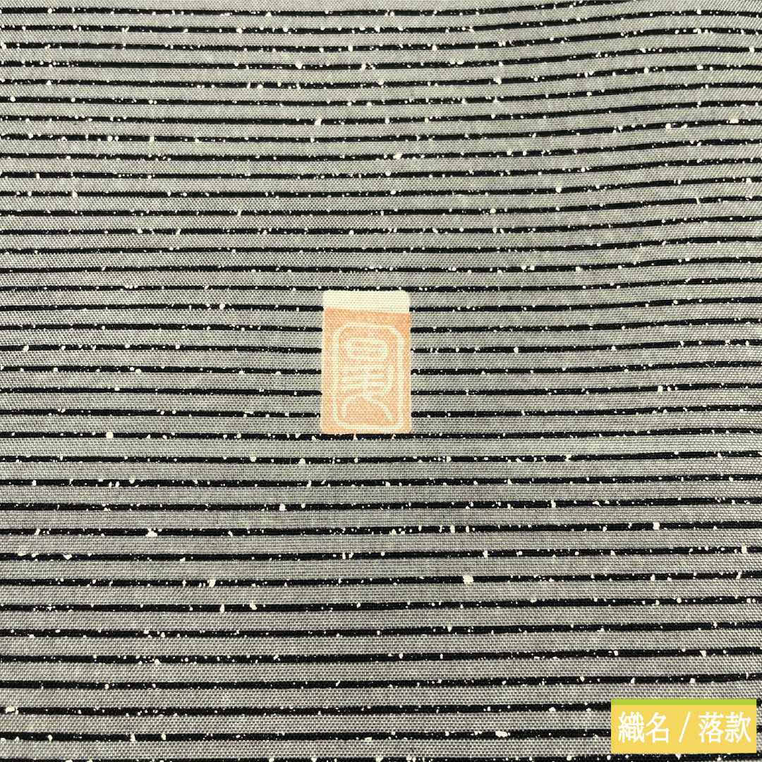 袋帯 正絹 Sランク 染め帯 作家物 型染模様   帯丈446cm ポイント柄 カジュアル グレー系 1123017392322