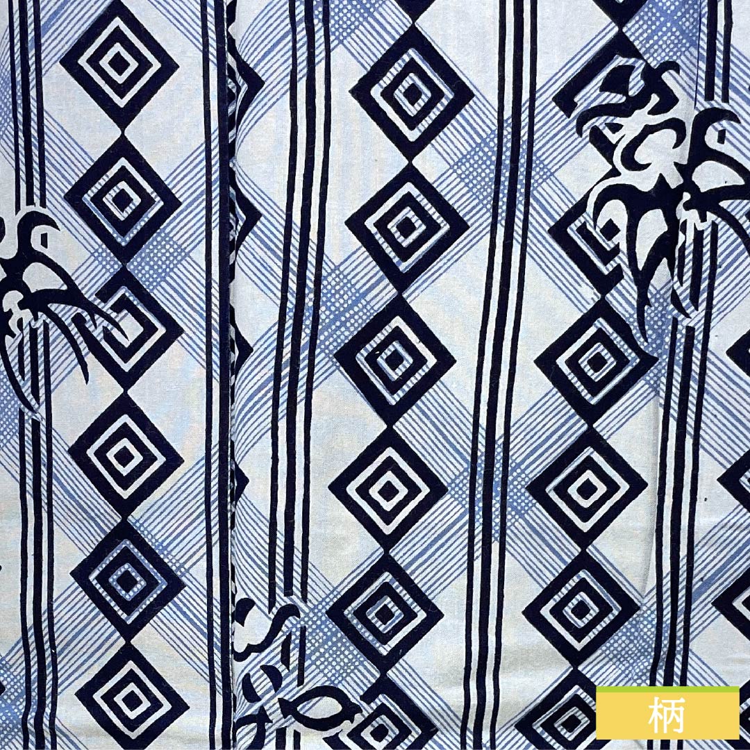 Men's Cotton Yukata, Length 139cm, Sleeve Length 72.5cm, Rank A, Single-Layer, Gray with Tin-Colored Kumadori (Shaded Pattern) and a Three-Measure Check Pattern, Product Number 1118005903122