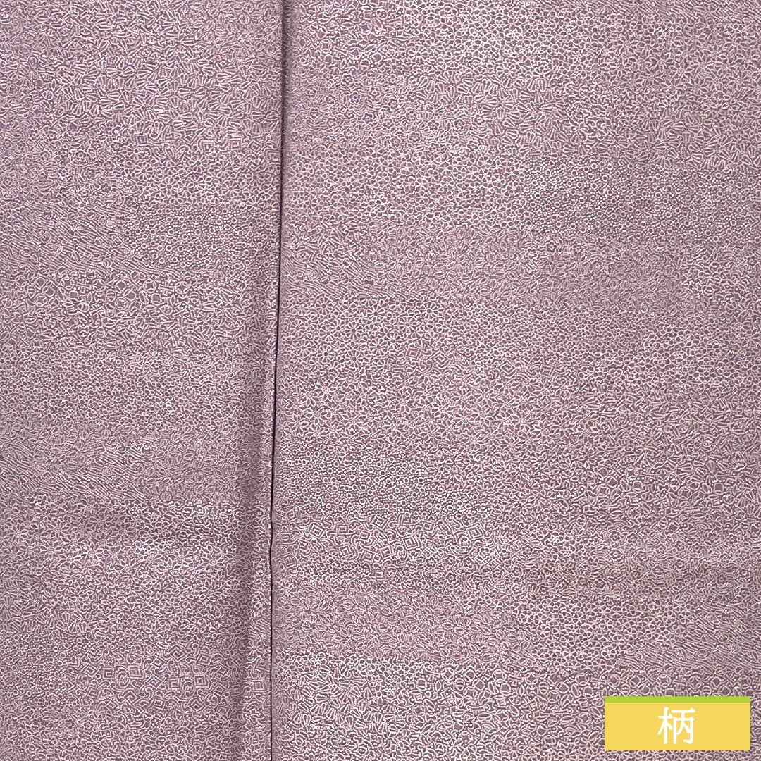 Komon, pure silk, length 155cm, sleeve length 64cm, lined, half-colored (hashitairo), Edo komon, shark komon, B rank, purple, 1115005074320