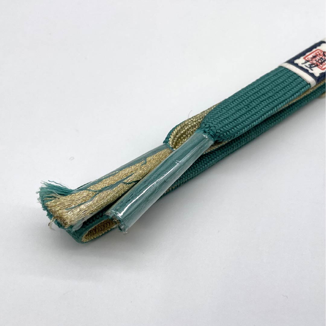 （新古品） 帯締め・帯揚げセット 正絹 Sランク ボカシ染 流水 長さ約156cm 幅約1.5cm フォーマル グラデーション系 1141000182399