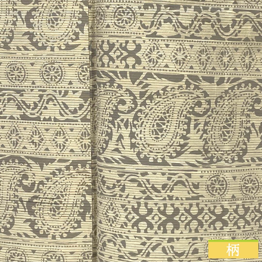 小紋 正絹 Sランク 身丈160cm 裄丈65.5cm 袷 東京白茶色（とうきょうしらちゃいろ） ペイズリー柄 紬地 シルクガード ベージュ系 1115006772425