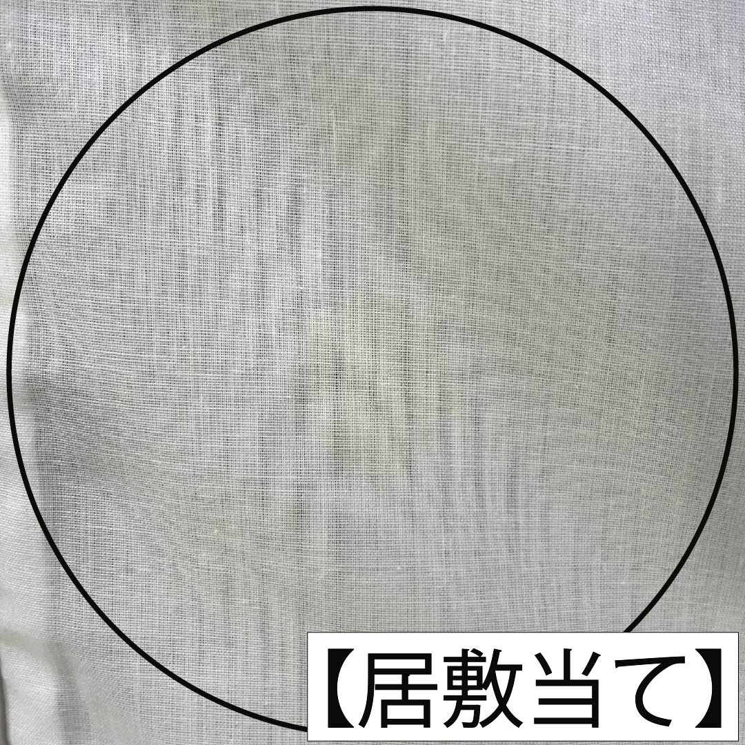 男物 正絹 Aランク 身丈141cm 裄丈69.5cm 真珠色（しんじゅいろ） 縞 居敷当て付き 染め 単衣 グレー系 1119002463422