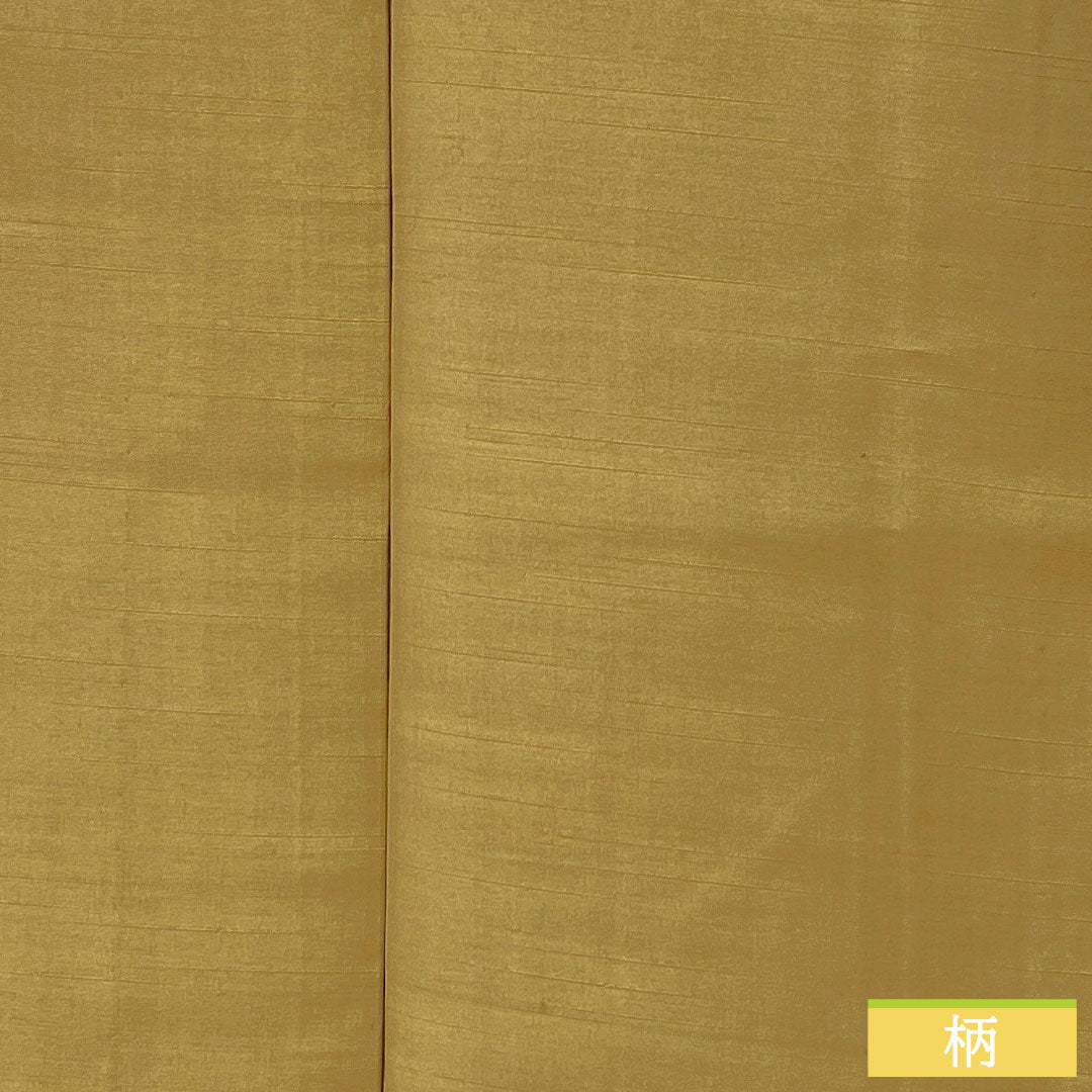 色無地 正絹 身丈169.5cm 裄丈65.5cm 枯野色（かれのいろ） 紬地 単衣 Sランク 茶系 1114001542514