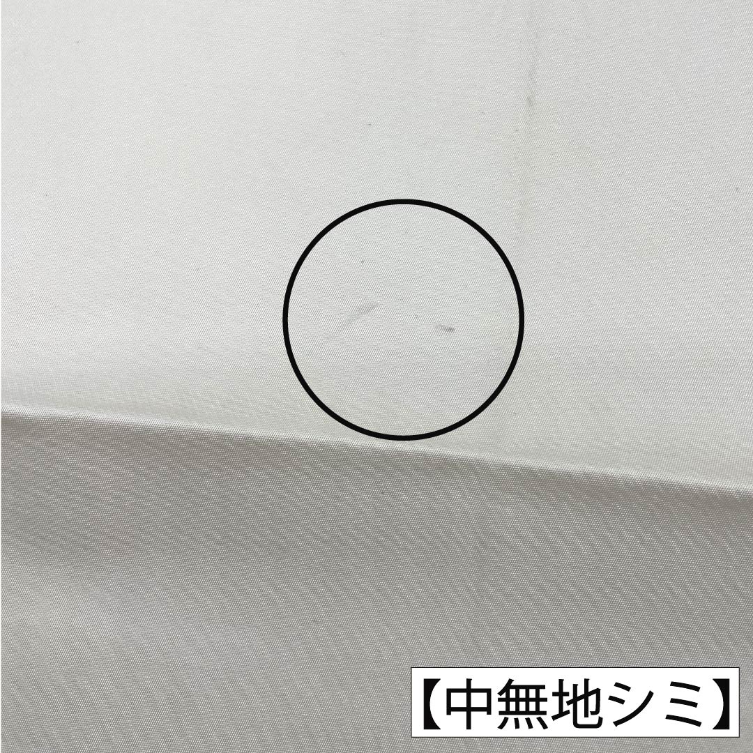 袋帯 正絹 Aランク 銀色（ぎんいろ） 引箔 裂取り 扇面  帯丈424cm ポイント柄 セミフォーマル 銀系 1123018523322