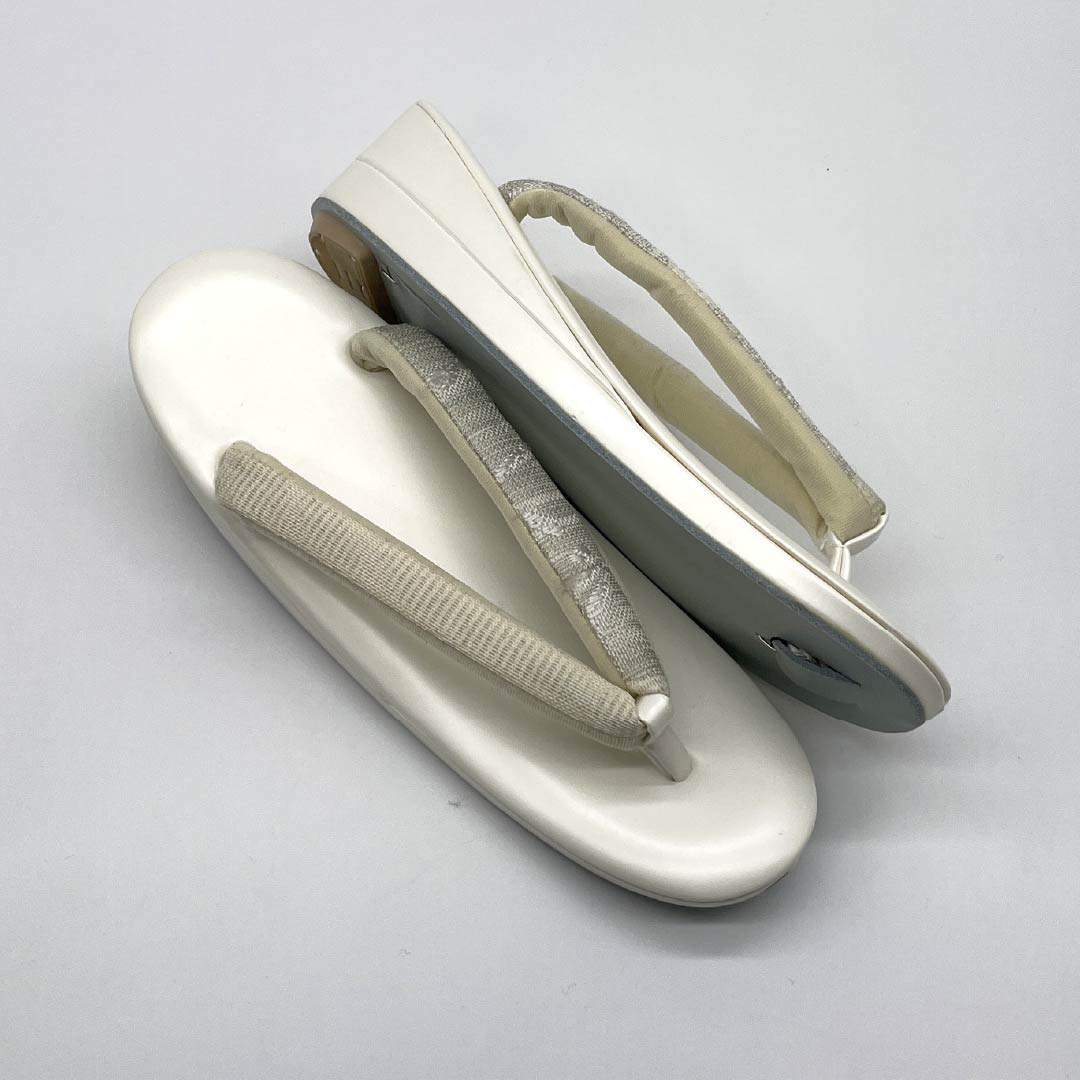 （新古品）草履バッグセット セミフォーマル NEWランク トンボ 絽 Lサイズ クリーム系 1133000331415