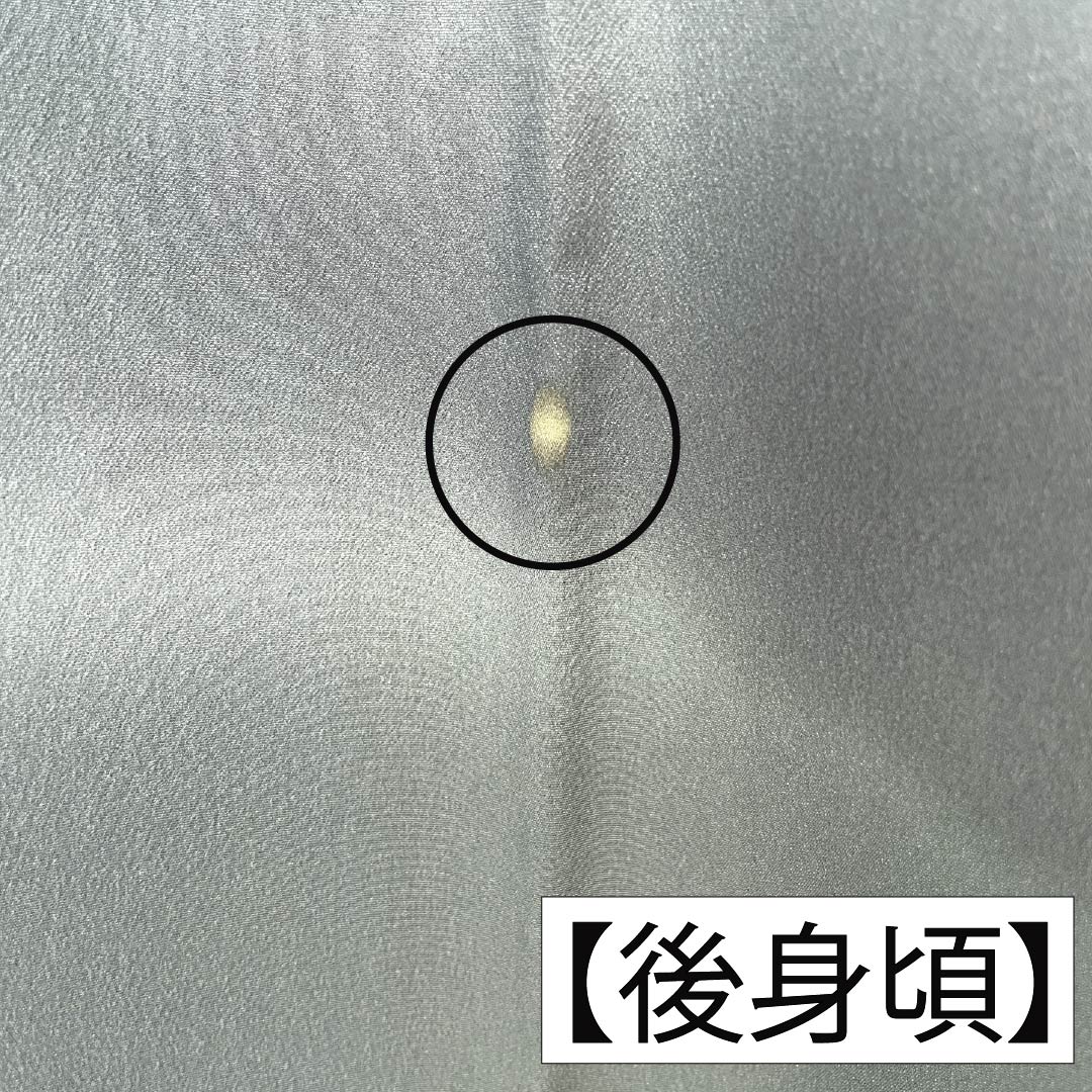 メンズ襦袢 ポリエステル Aランク 身丈142cm 裄丈69cm 湊鼠色（みなとねずいろ） 虎 単衣 グレー系 1140001033422