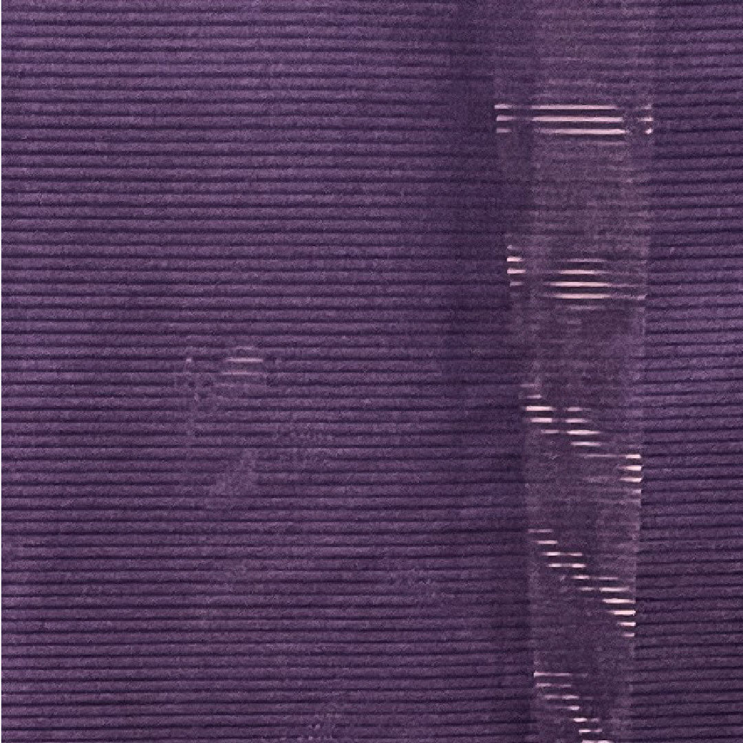 夏物 ポリエステル 色無地 身丈165cm 裄丈63cm 茄子紺色（なすこんいろ） 素無地 洗える着物 左三階松 絽 Sランク 紫系 1132001682520