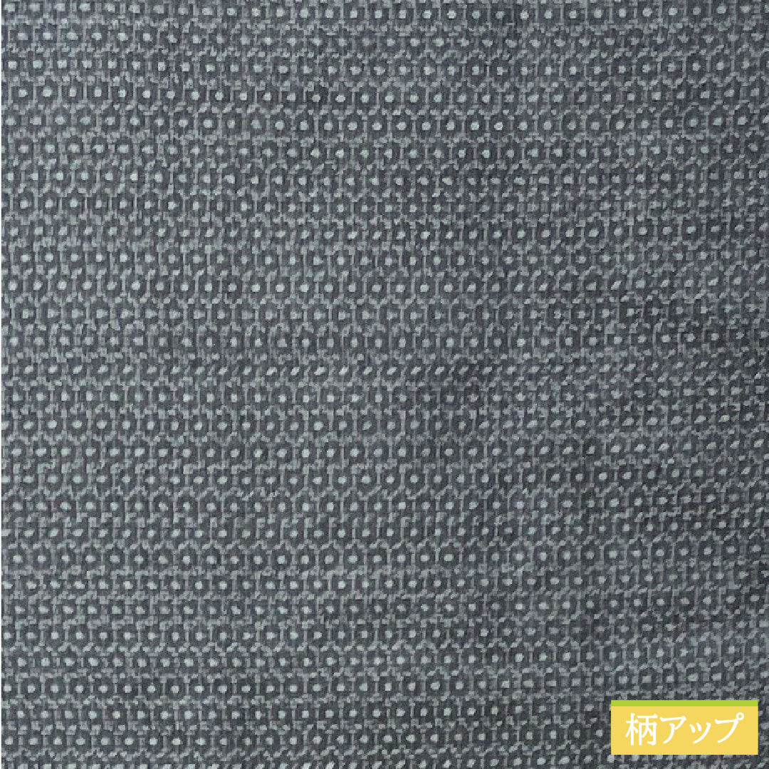 男物 正絹 身丈153.5cm 裄丈71cm 大島紬 緯総絣 Sランク 袷 紺系 1119000842518