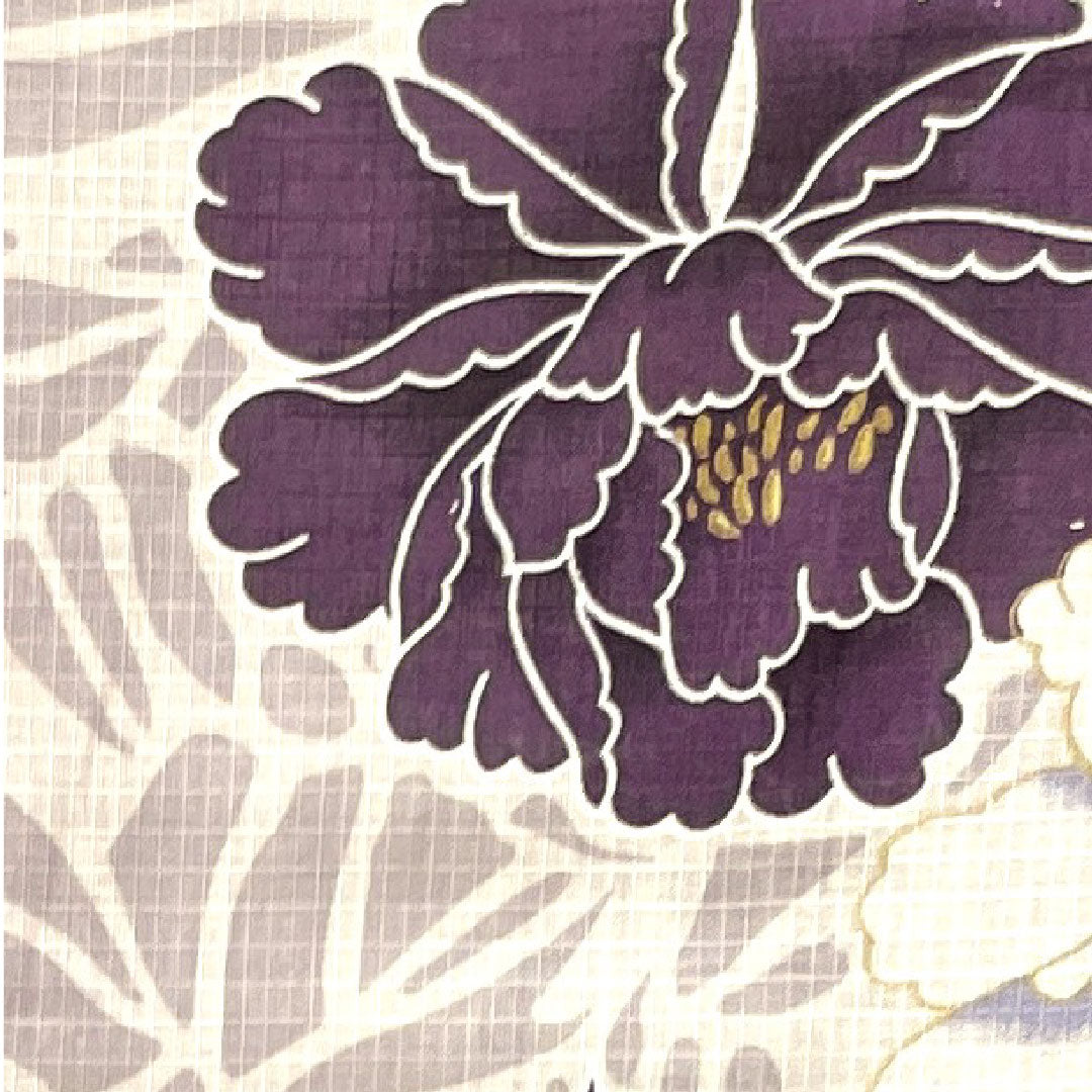 Yukata, Camellia and Pink, Cotton, S Rank, Single Layer, Length 172.5cm, Sleeve Length 68.5cm, Purple, 1118002122620