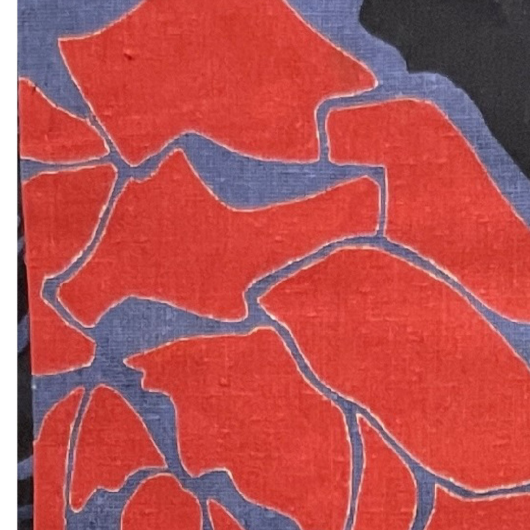 浴衣 しつけ糸付き 未使用品 瞑色 薔薇 木綿 Sランク 単衣 身丈161cm 裄丈65cm 紫系 1118002332420