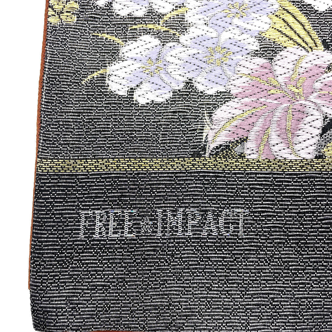 リサイクル着物】（未仕立て）袋帯 古典 桜 振袖用 455cm 正絹 NEW