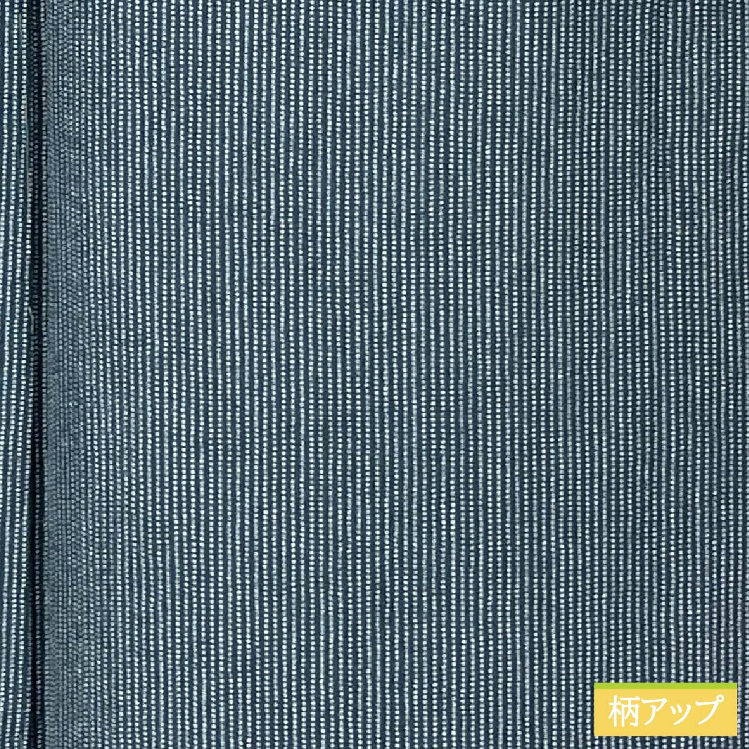 小紋 正絹 Sランク 身丈155cm 裄丈63.5cm 単衣 御召御納戸色（おめしおなんどいろ） 江戸小紋 縞   青系 1115007372317