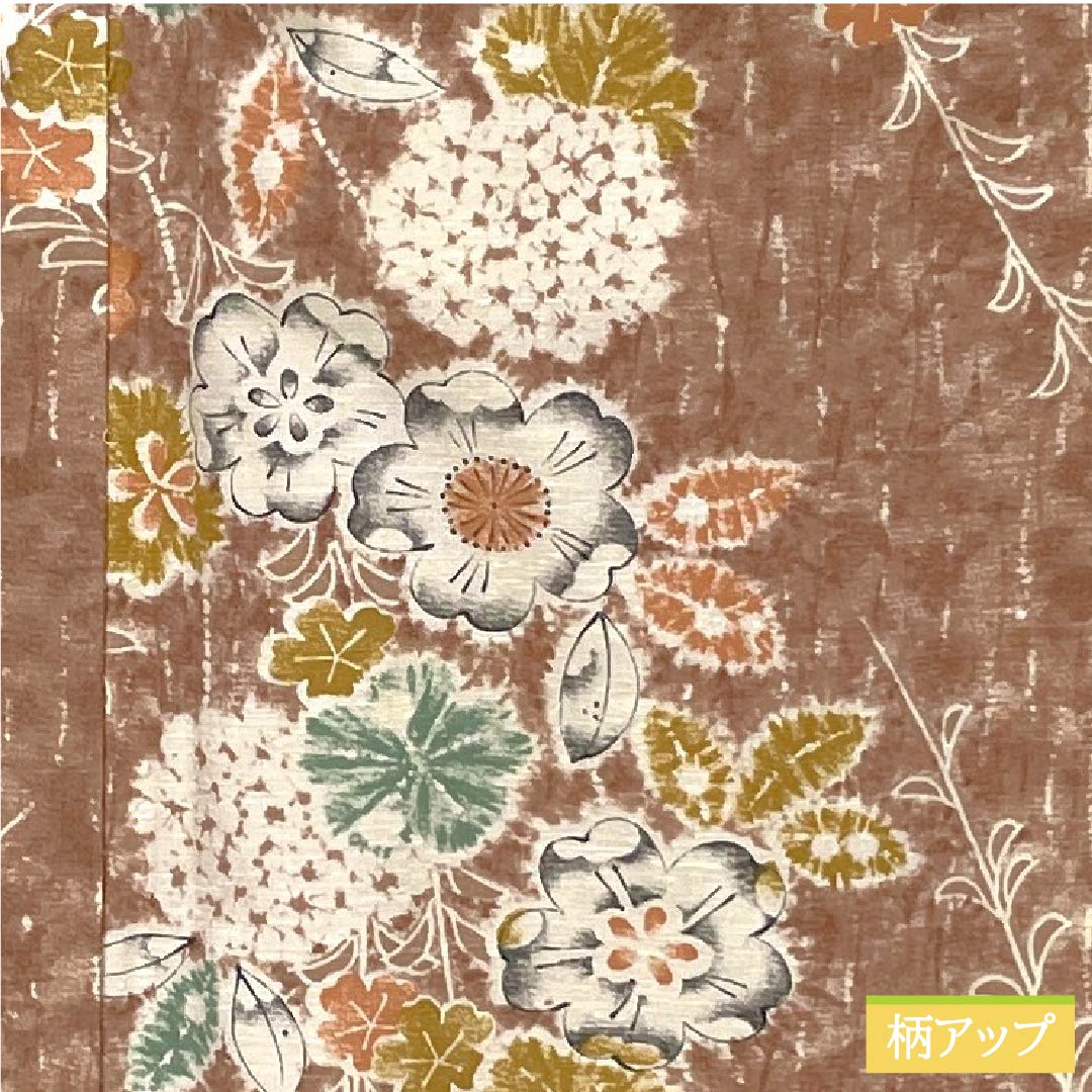 小紋 正絹 身丈162.5cm 裄丈62cm 袷 浅蘇芳色（あさきすおういろ） 紬地 辻ヶ花 Aランク ピンク系 1115006233413