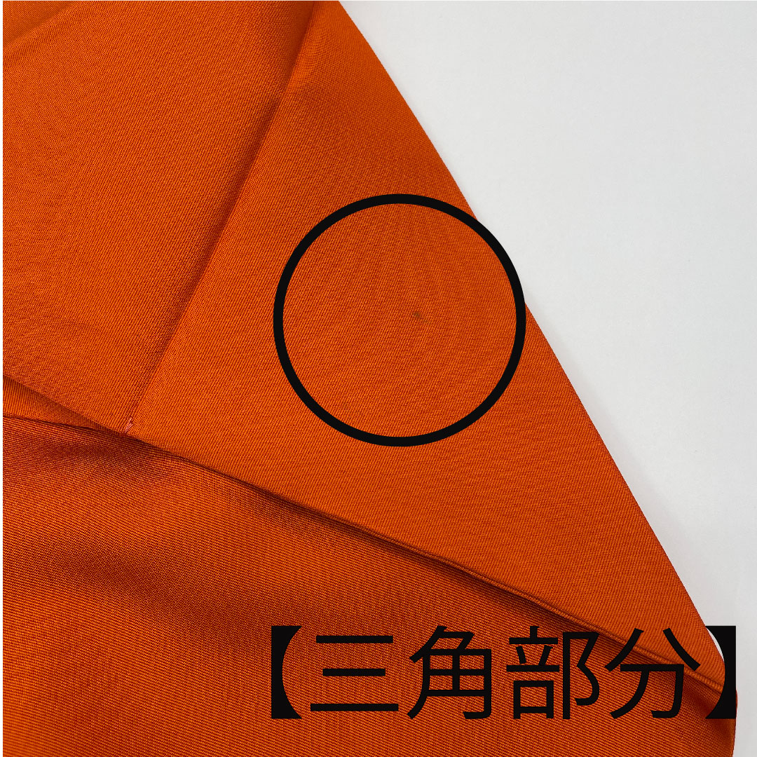 名古屋帯 塩瀬 唐花模様 染帯 帯丈378cm 正絹 Bランク 六通 カジュアル 朱系 1124001834316  名古屋仕立て