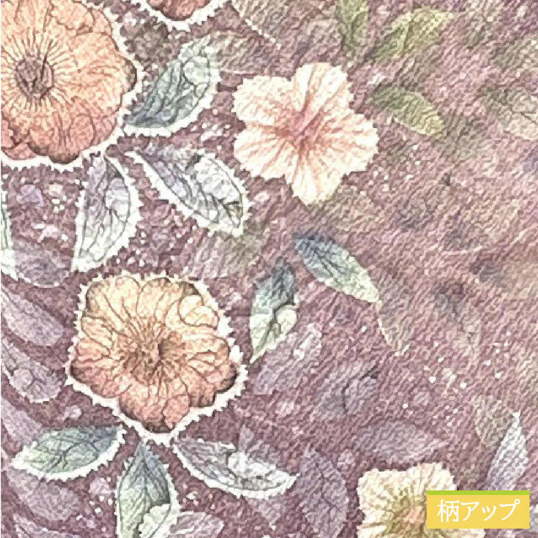 訪問着 正絹 袷 身丈154.5cm 裄丈67cm 滅紫色（けしむらさきいろ） 辻ヶ花 Aランク 紫系 1112004753220