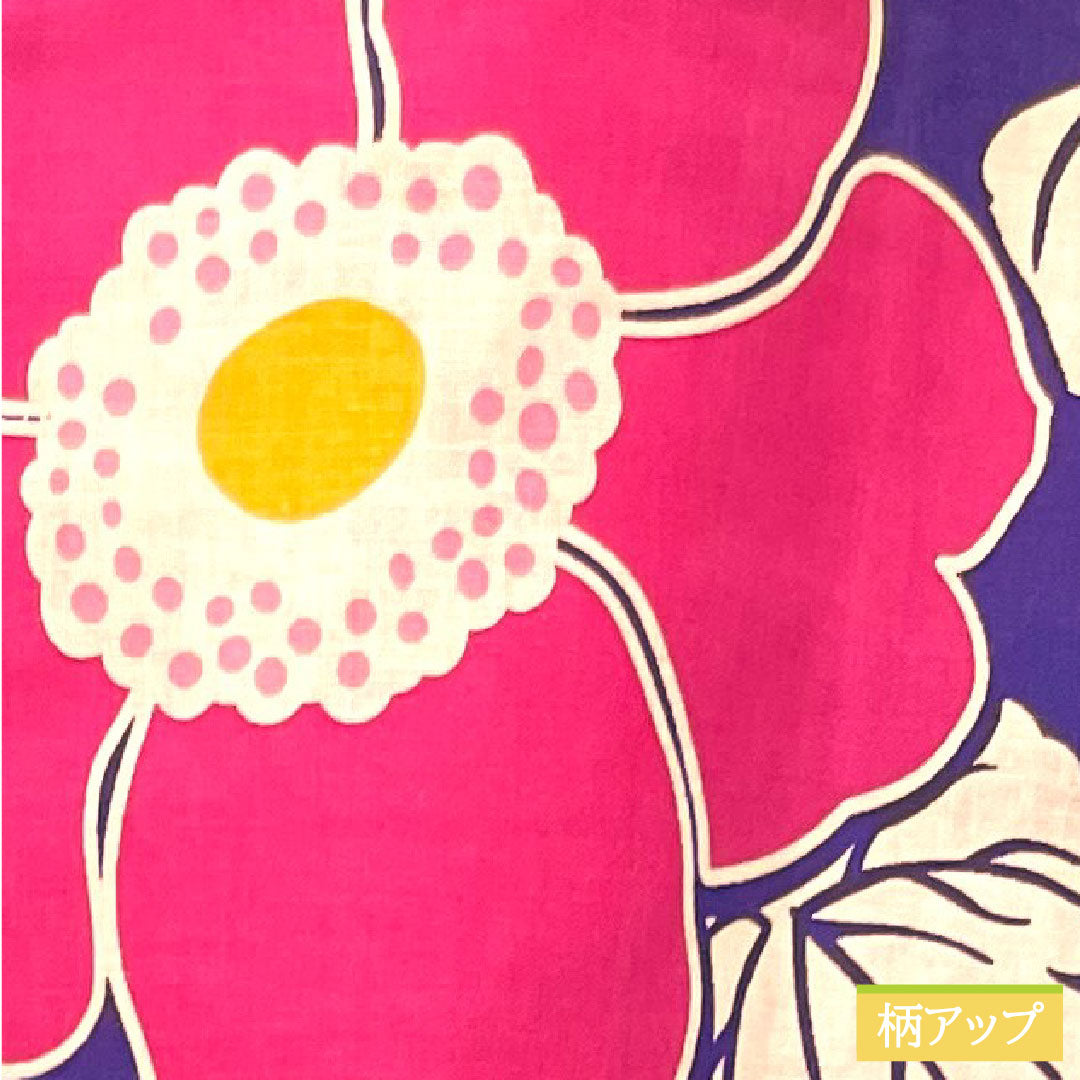 浴衣 木綿 身丈165.5cm 裄丈66cm Sランク 単衣 紫系 杜若色（かきつばたいろ） 1118005162520