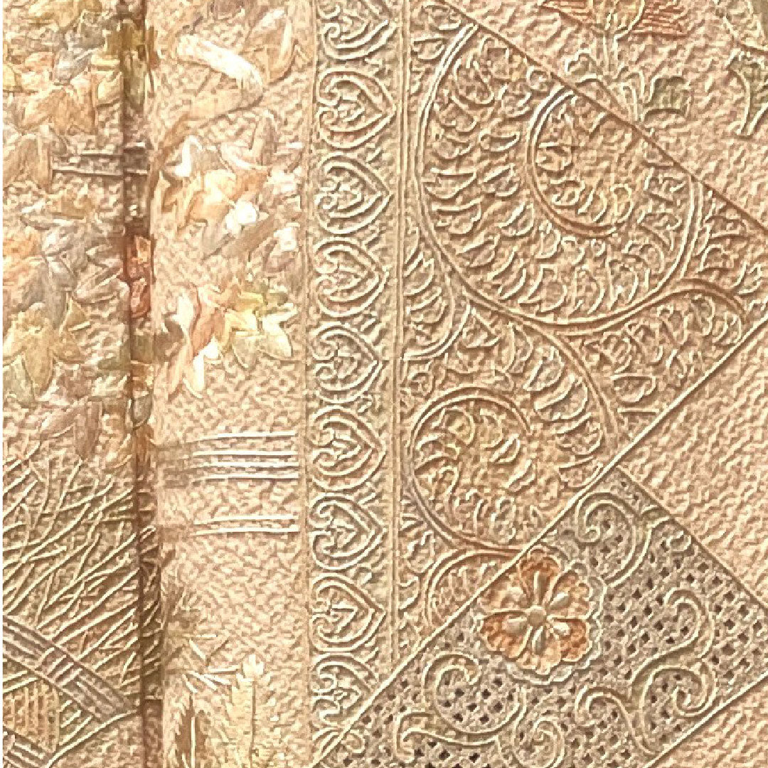 訪問着 袷 身丈154cm 裄丈62.5cm 惚色 蘇州刺繡 汕頭刺繡 木瓜 正絹 Sランク ピンク系 1112002692213