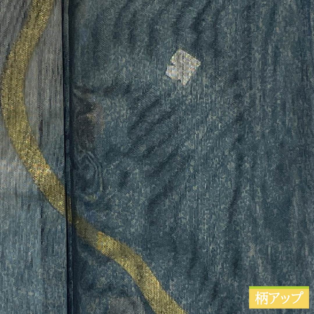 夏物 正絹 訪問着 身丈154.5cm 裄丈65cm 京友禅 抽象柄 紗袷 Sランク グラデーション系 1132001972299