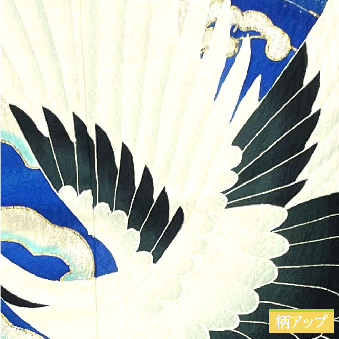 色打掛 正絹 身丈194cm 裄丈67cm 猩々緋色（しょうじょうひいろ） 京友禅 鶴 吉祥文様 Sランク 袷 赤系 1110000842912