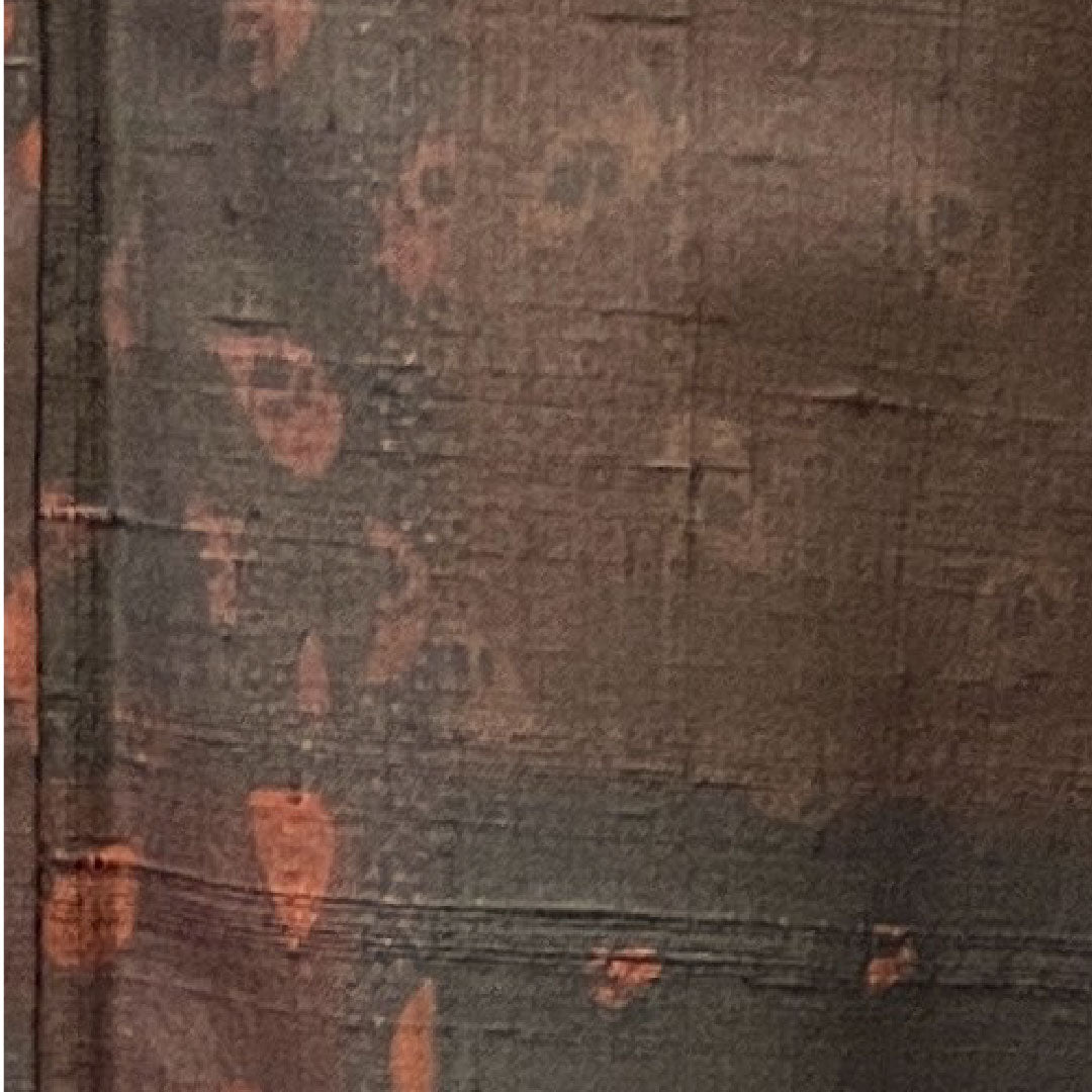 Tsumugi Length 157cm Sleeve length 63.5cm Stencil dye Abstract pattern Pure silk S rank Awase Gradient 1116002542399