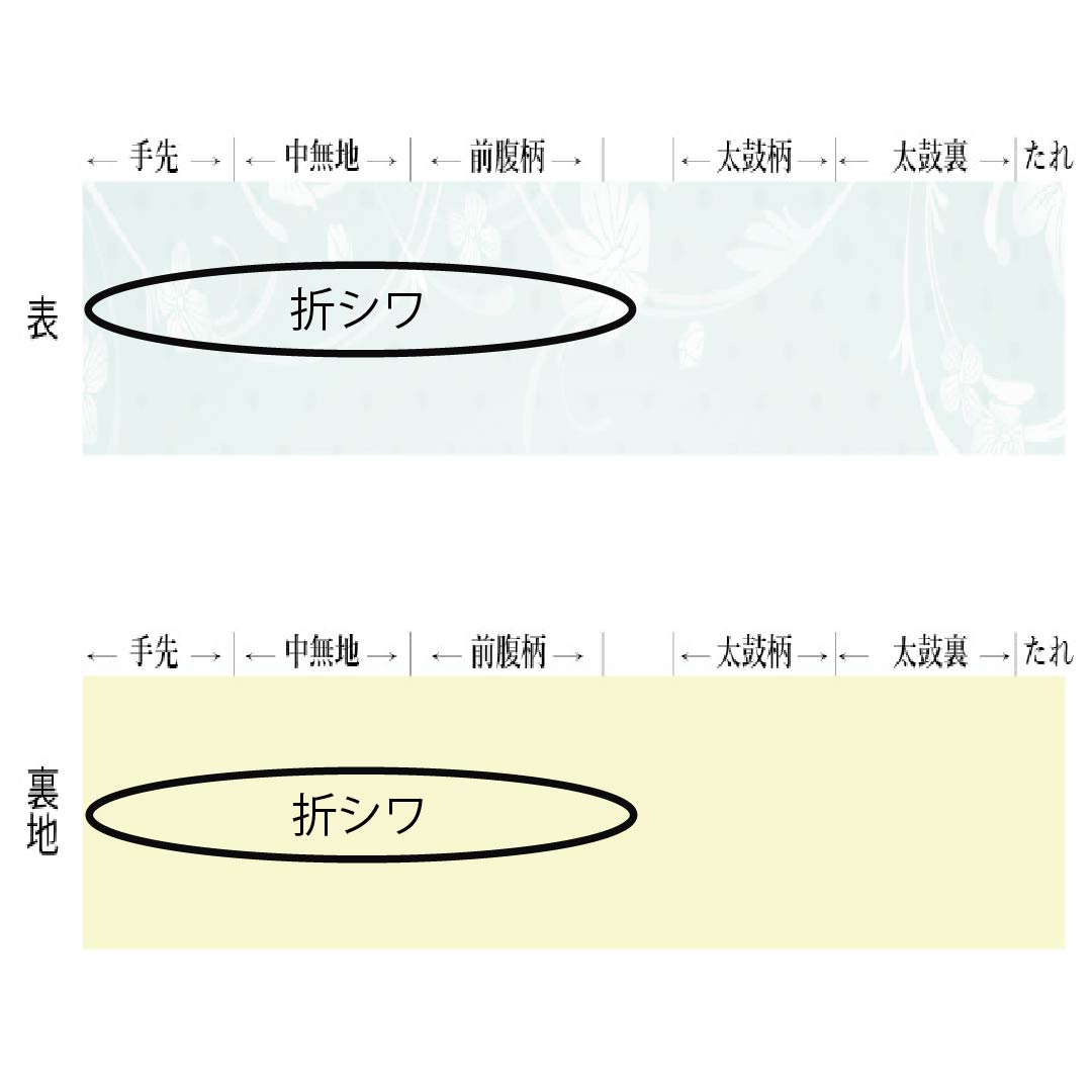 袋帯 正絹 鋼色（はがねいろ） 刺繍 象 鳥 帯丈438cm Sランク ポイント柄 カジュアル 紺系 1123013052318