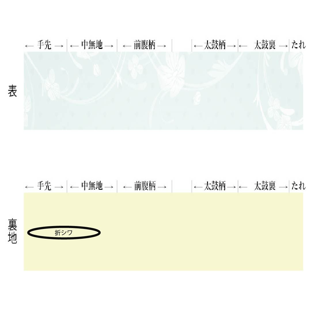 半幅帯 ポリエステル Sランク 中紅花色（なかのくれないいろ） リバーシブル 抽象花模様 葉っぱ模様 帯丈380cm ピンク系 1125004832313
