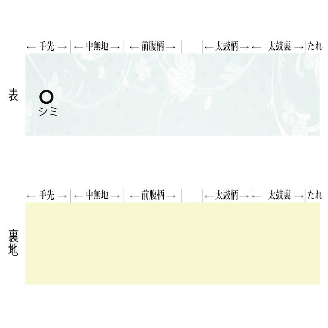 リサイクル着物】（京袋帯）名古屋帯 ポリエステル Sランク 京袋帯