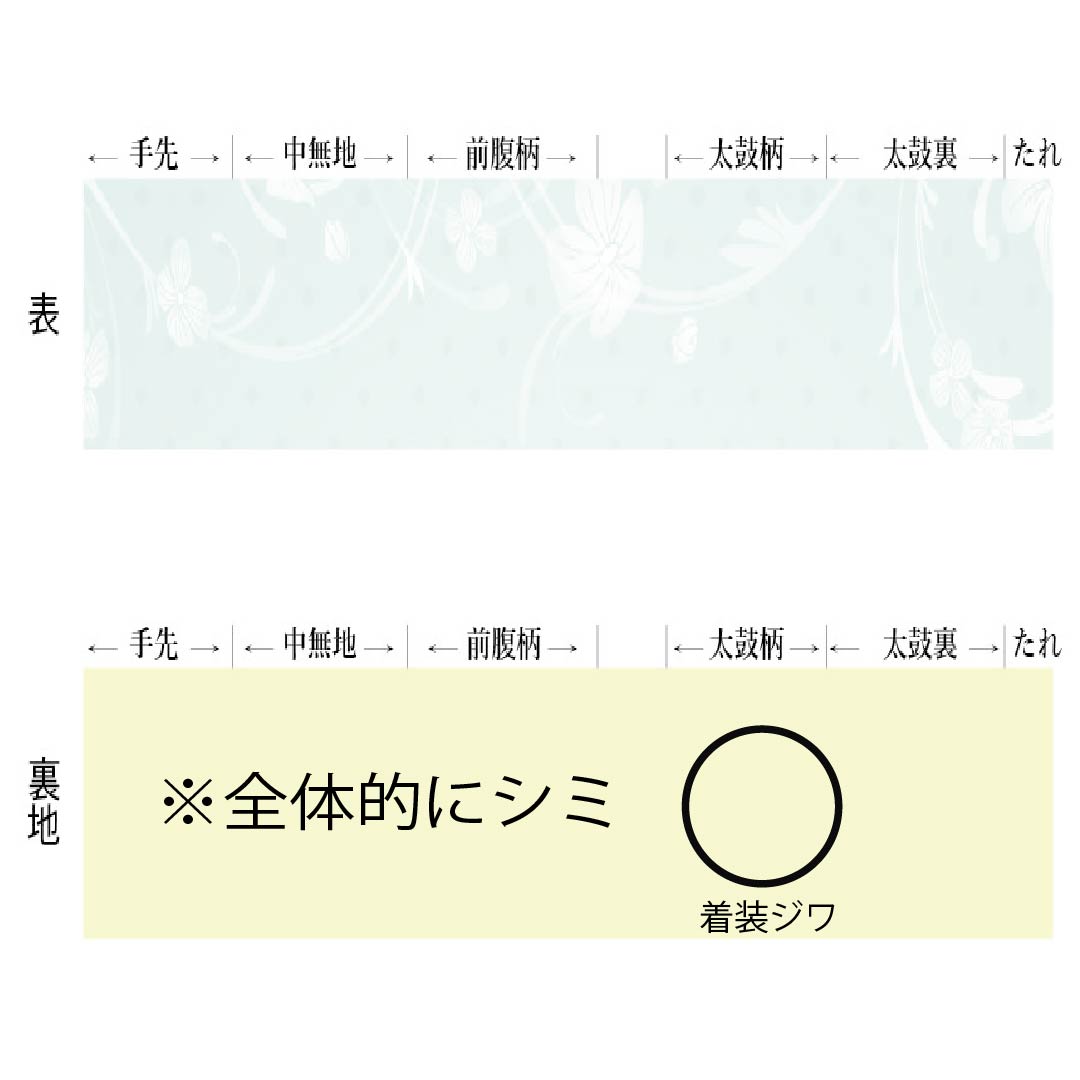 Nagoya Obi, Pure Silk, Grade B, Plaid Check Pattern, 380cm Long, Full Length, Casual, Black, 1124010624410, Open-Leg Style