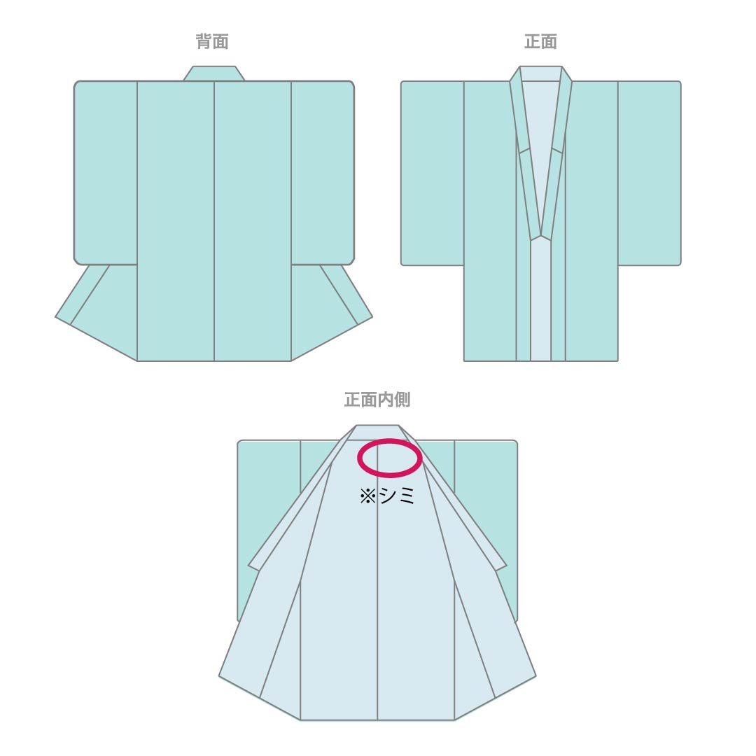 メンズ浴衣 木綿 Aランク 身丈142cm 裄丈71cm 濃紺色（のうこんいろ） 錫色（すずいろ） 幾何学模様 単衣 マルチカラー 1138000823428