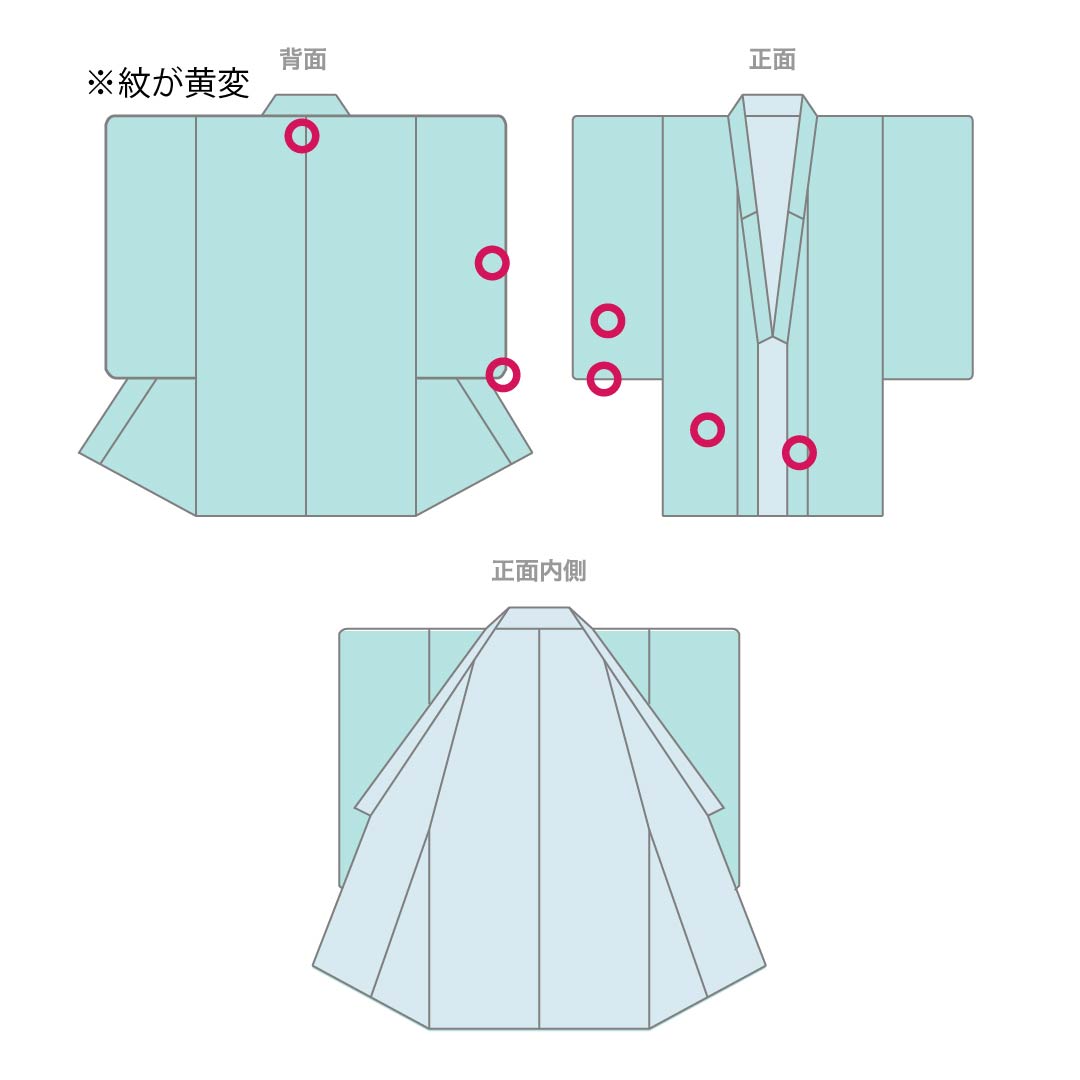 色無地 正絹 Bランク 身丈148.5cm 裄丈61.5cm 一重梅色（ひとえうめいろ） 一つ紋 揚羽蝶 ぼかし染め 袷 ピンク系 1114002634113