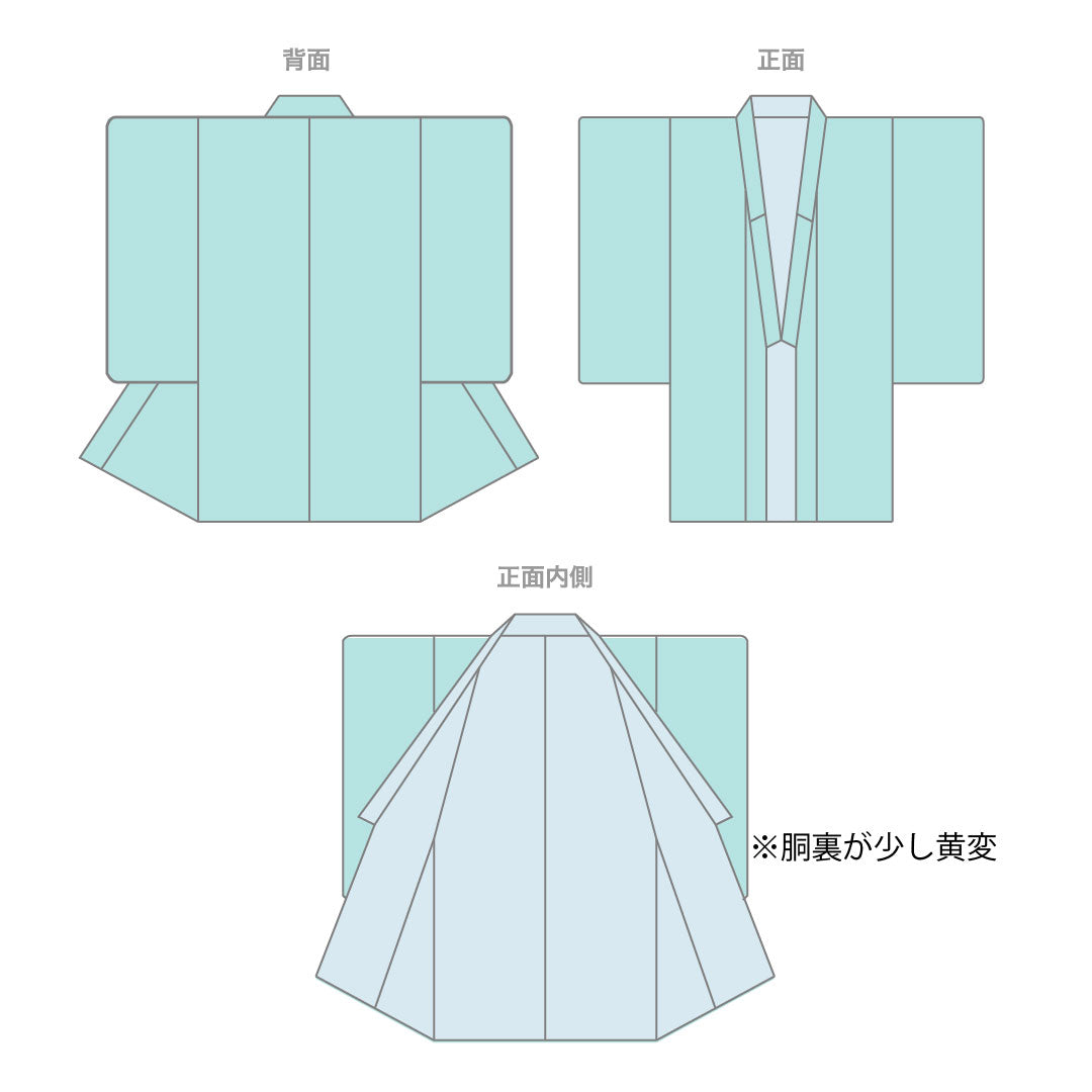 リサイクル着物】訪問着 袷 身丈154cm 裄丈～62cm 斉藤三才 寿光織 鳥