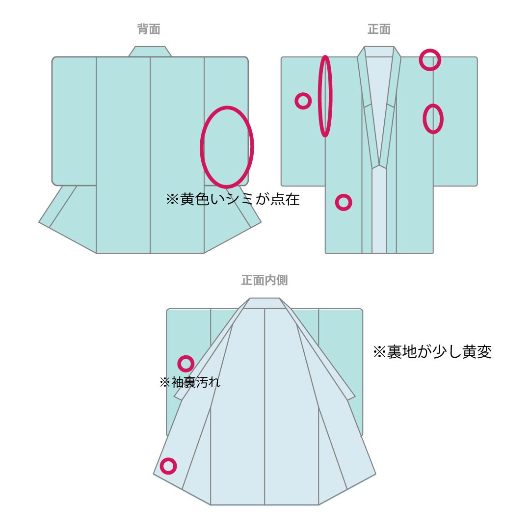 リサイクル着物】訪問着 正絹 Bランク 袷 身丈168cm 裄丈62cm 白銅色