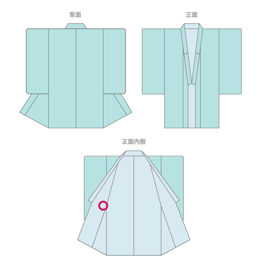 小紋 ポリエステル 身丈163.5cm 裄丈66cm 袷 消炭色（けしずみいろ） 藤 蝶 しつけ糸付き Sランク グレー系 1115005592422