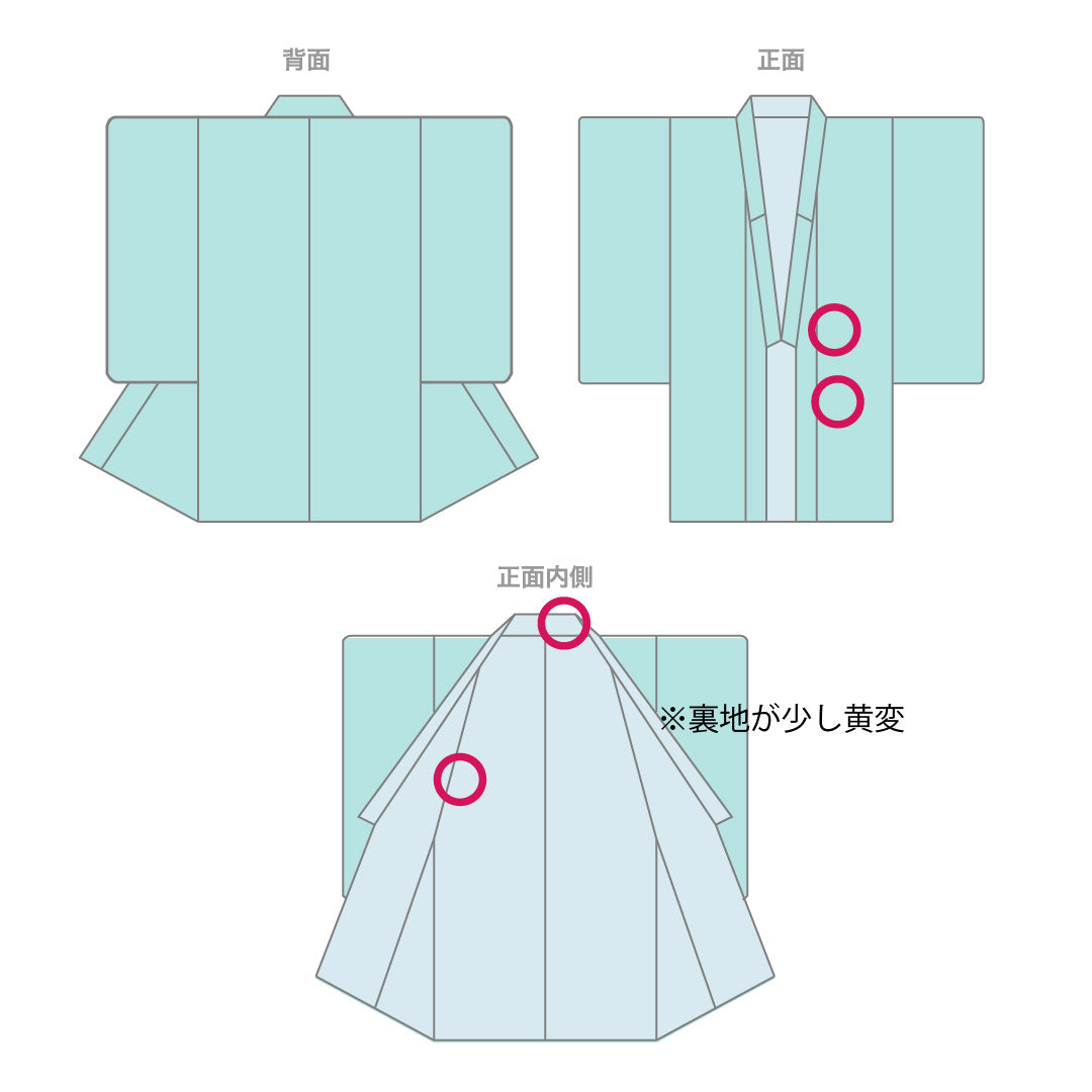 小紋 身丈154.5cm 裄丈61.5cm 袷  砥粉色 紅型 風景模様 正絹 Aランク クリーム系 1115003083215