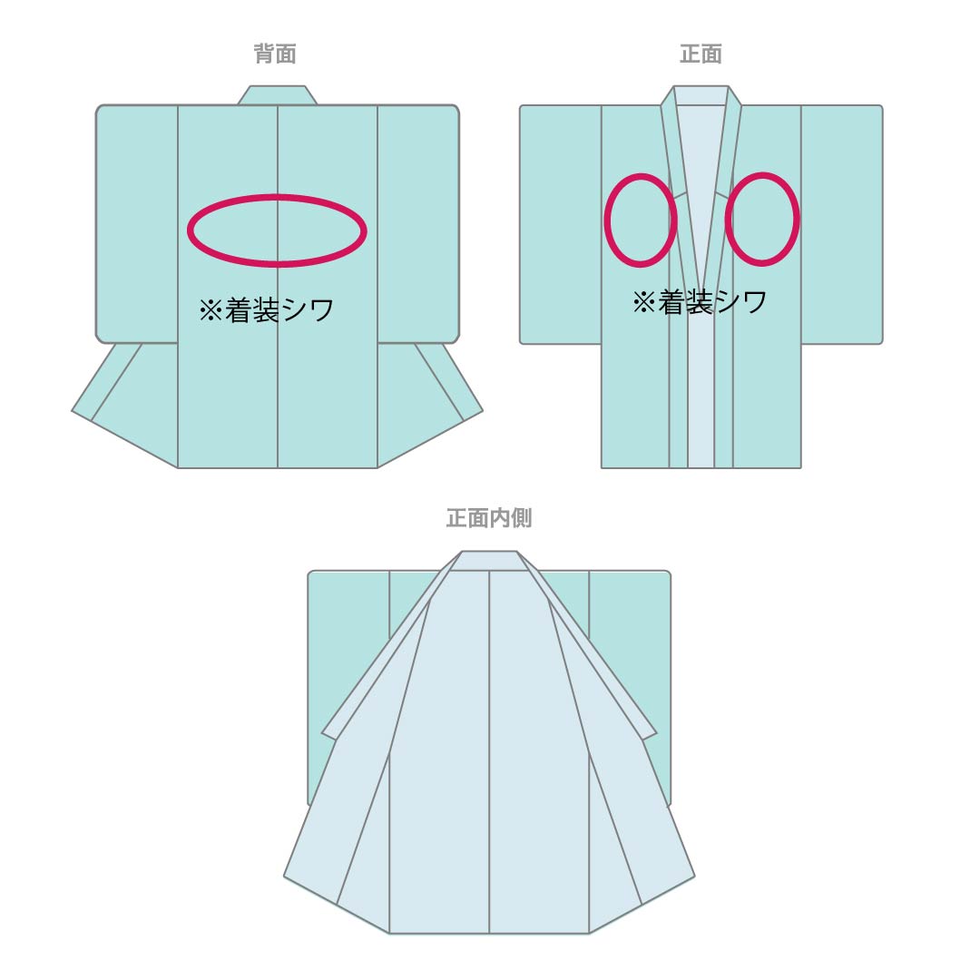 リサイクル着物】夏物 正絹 お召 Sランク 身丈159.5cm 裄丈64cm 臙脂