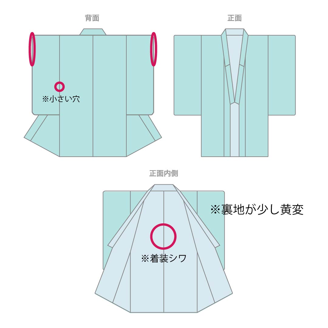 リサイクル着物】小紋 正絹 身丈159cm 裄丈64.5cm 袷 紺鉄色（こんてつ