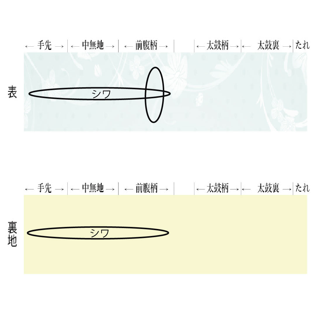 袋帯 正絹 Aランク 麹塵色（きくじんいろ） 西陣織 帯丈444cm 六通 セミフォーマル 緑系 1123016403319