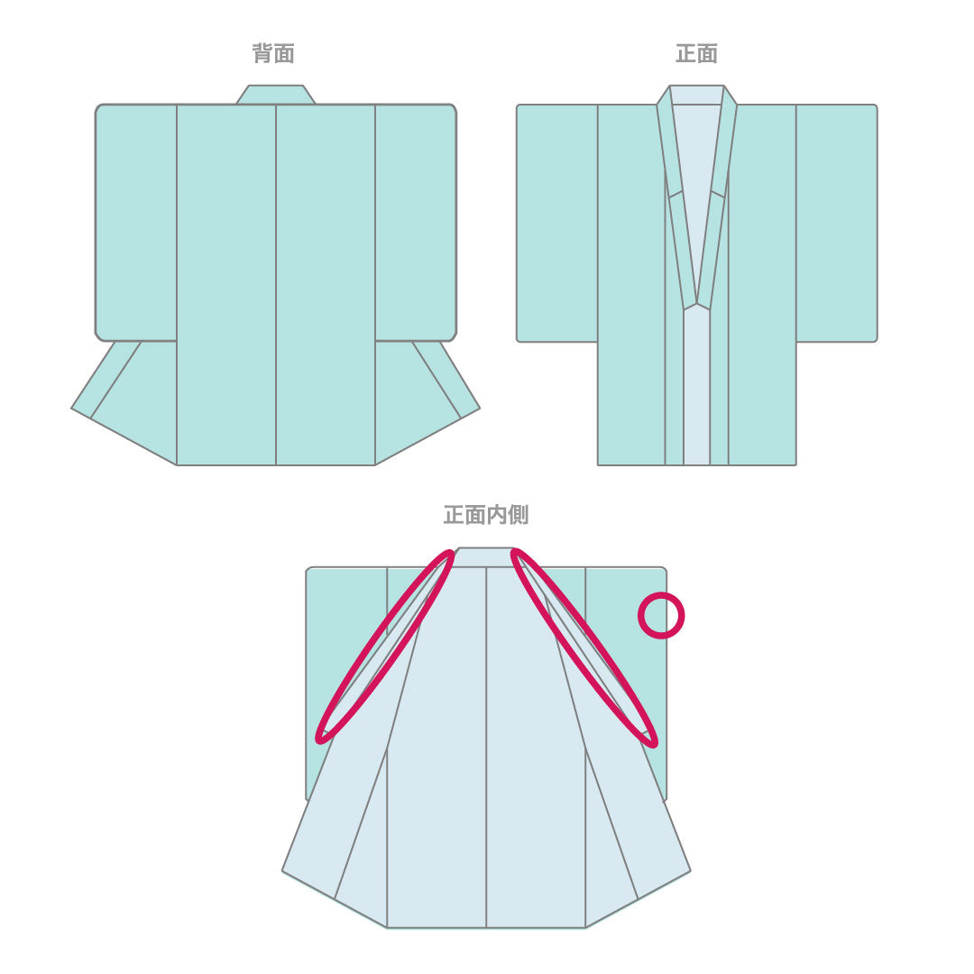 長襦袢 正絹 身丈125cm 裄丈65cm 袷 淡紅色（たんこうしょく） ボカシ染 振袖用 部分絞り Bランク ピンク系 1129000714313