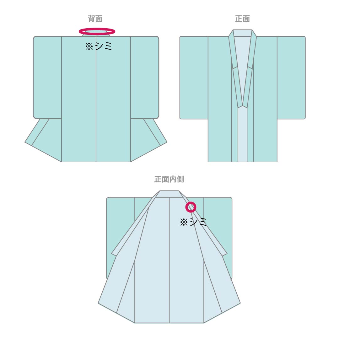 夏物 ポリエステル 色無地 Aランク 身丈169cm 裄丈64.5cm 藍天鵞絨色（あいびろうどいろ） 洗える着物 素無地 絽 青系 1132004223517