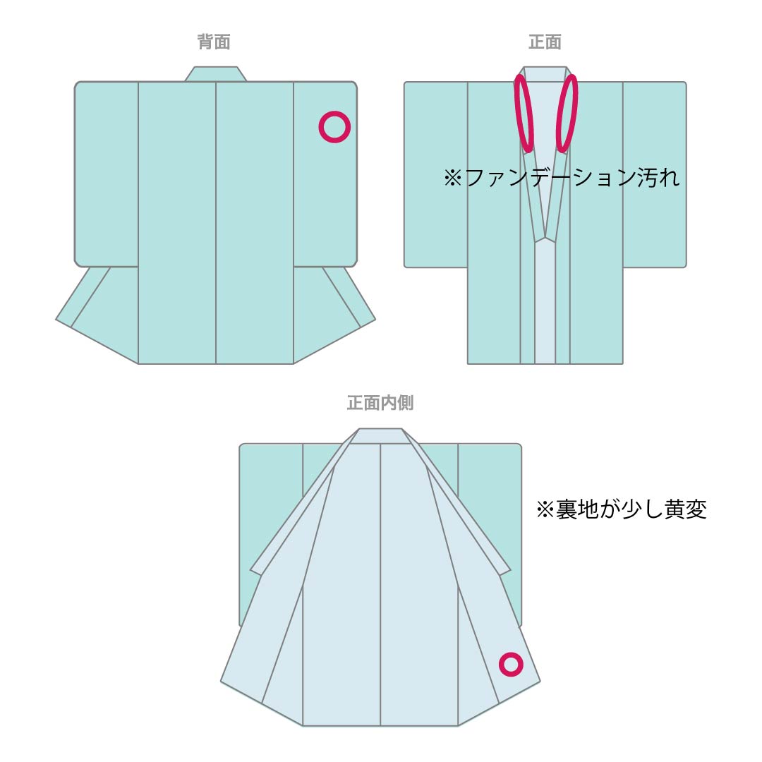 小紋 正絹 Aランク 身丈155.5cm 裄丈63.5cm 袷 紺藤色（こんふじいろ） 型染 鶴 梅 青系 1115006863317